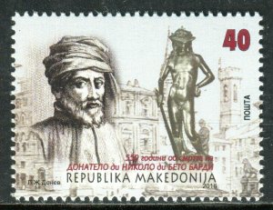 137 - MACEDONIA - Donato di Niccolo di Betto Bardi - Renaissance Sculptor - MNH