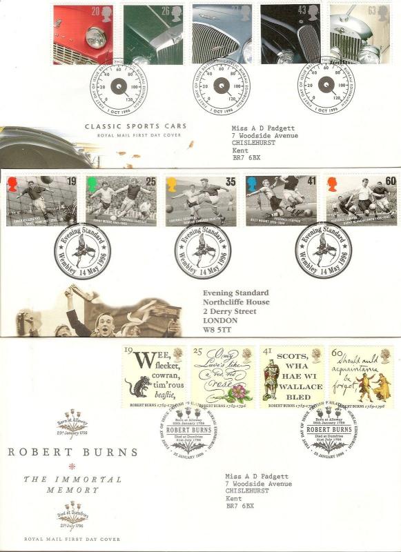 GB 1996 FDC Collection (10)
