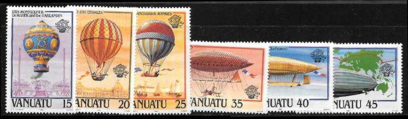 Vanuatu 354 - 359 mlh 2013 SCV $4.25