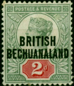 Bechuanaland 1891 2d Grey-Green & Carmine SG34 Fine MM