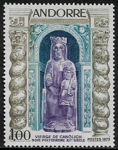 Andorra, French #221 MNH Stamp - Virgin of Canolich