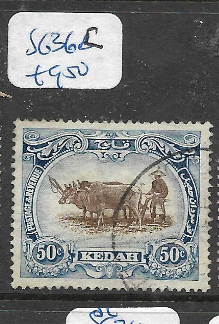 MALAYA  KEDAH (PP2704B)  50C COW SG 36C    VFU  