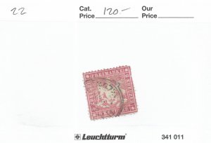 Germany: Wurttemberg Sc #22 used (57499)