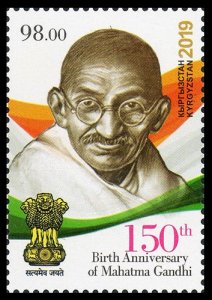 2019 Kyrgyzstan 981 150th Birth Anniversary of Mahatma Gandhi