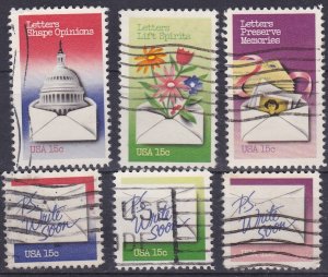 1980 Letter Writing Week Used set SC1805-10