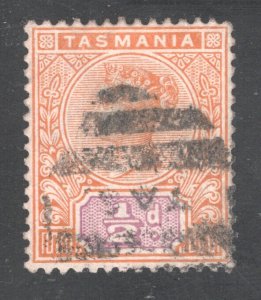 Tasmania SC #76,  F/VF  Used.  CV 4.25  ....   6280075/35