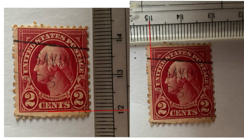 Washington 2c Carmine