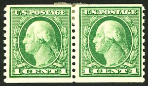U.S. #490 MINT PAIR OG HR