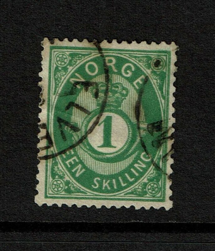 Norway SC# 16, Used, two minor side creases - S9198