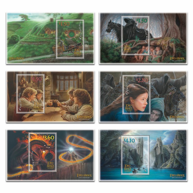 stamps of New Zealand 2021- 2021 The Lord of the Rings: The Fellowship of the Ri