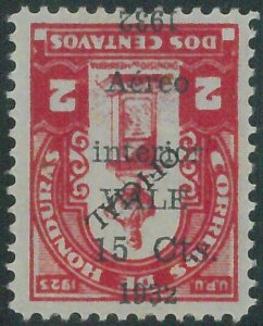 88725 - HONDURAS -  Yvert # PA 56  ERROR: Double Inverted  Overprint -   MINT MH