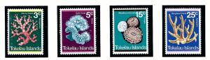 Tokelau Is 37-40 MNH 1973 Corals