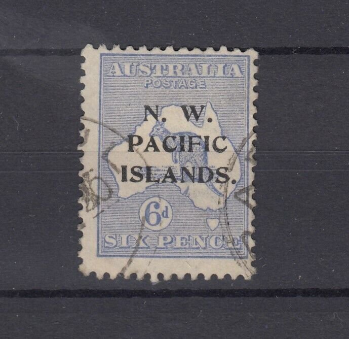 North West Pacific Islands 1915 6d O/P SG110a VFU JK9785