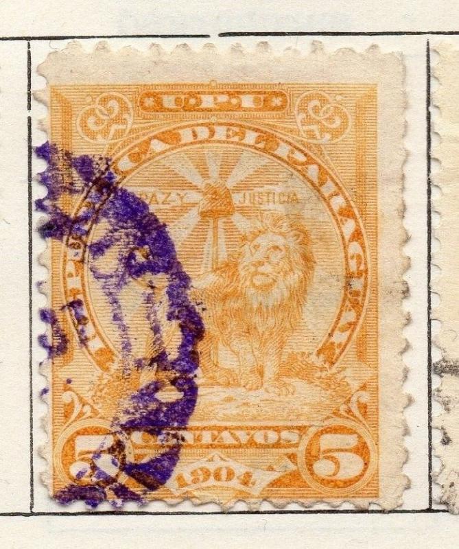 Paraguay 1904-06 Early Issue Fine Used 5c. 125294