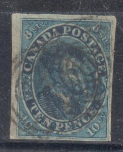 Canada Used #7 VF -- Cartier Imperforated C$2400.00