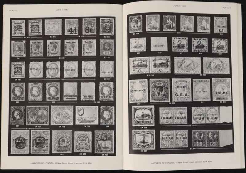 CATALOGUES SPECIMEN Stamps of Great Britain & The Commonwealth. 