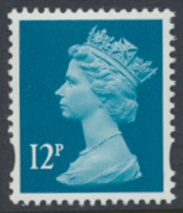 GB  12p Machin   SG Y1677   SC# MH347  MNH   see details & scans   