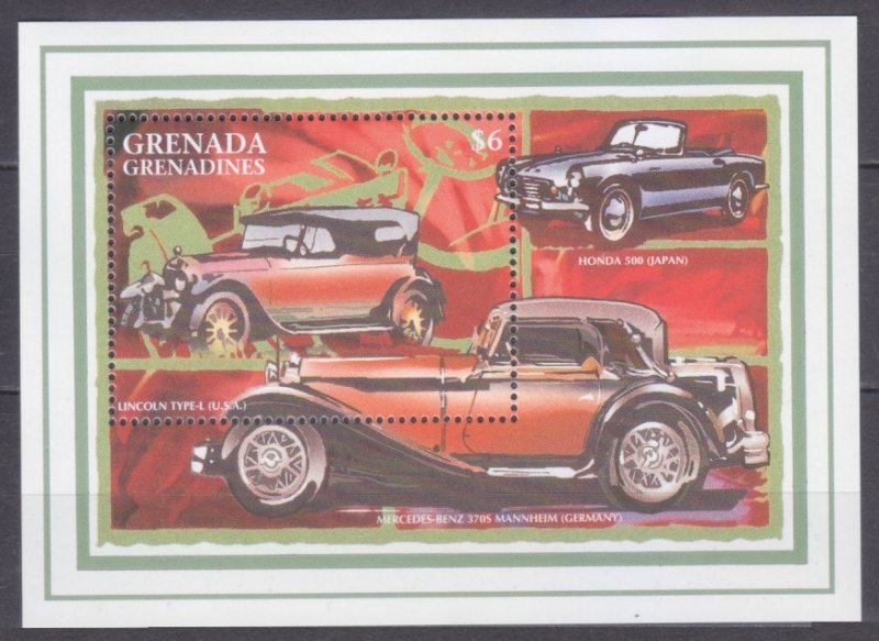 1996 Grenada Grenadines 2314/B361 Cars - Lincoln 7,00 €