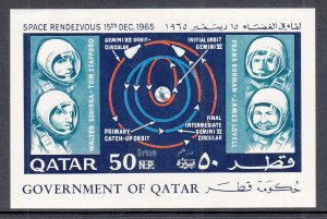 Qatar 104B Space Souvenir Sheet MNH VF