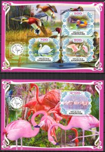 Gabon 2019 Water Birds Sheet + S/S MNH