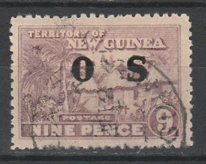 NEW GUINEA 1925 HUT OS 9D USED