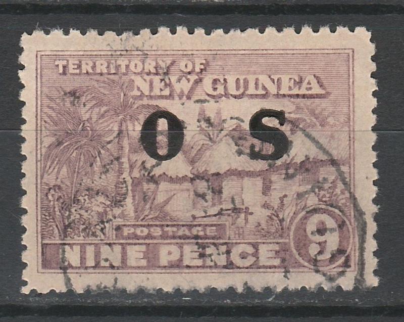 NEW GUINEA 1925 HUT OS 9D USED