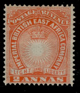 BRITISH EAST AFRICA QV SG6, 2a vermilion, M MINT.