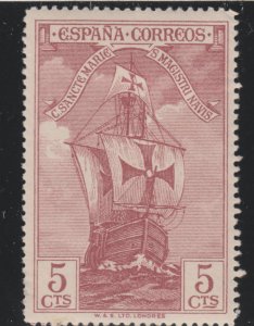 Spain 422 Bow of Santa Maria 1930