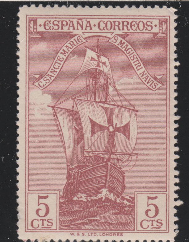 Spain 422 Bow of Santa Maria 1930