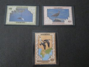 Mauritius 1989 Sc 683,90,98 Bird MNH