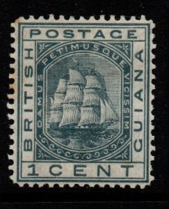 BRITISH GUIANA SG126 1876 1c SLATE MTD MINT