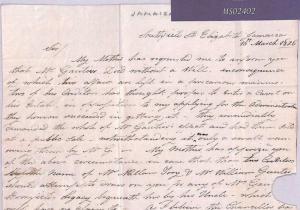 JAMAICA Cover 1826 Jamaica *St.Elizabeth* Letter Transatlantic Edinburgh MS2402