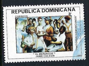 Dominican Republic 836 VFU PAINTING Y559-7