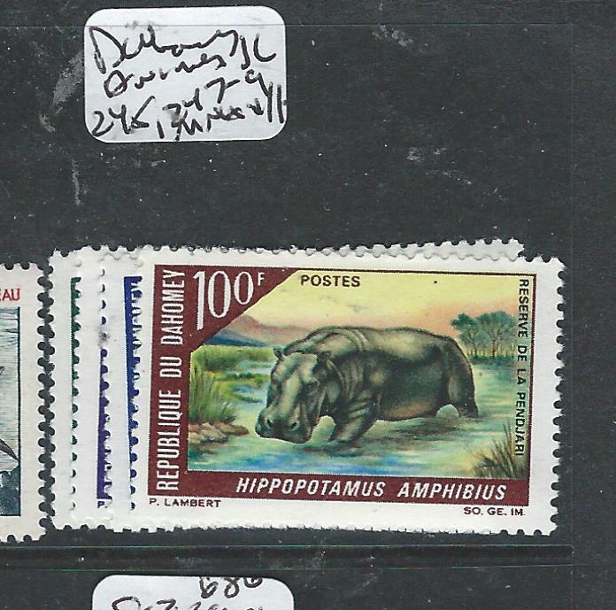 DAHOMEY (PP0108B) ANIMALS SC 245, 247-9  MNH