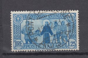 J43997 JL Stamps 1931 italy used #262 st anthony