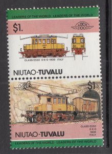 Tuvalu Niutao 19 Train MNH VF