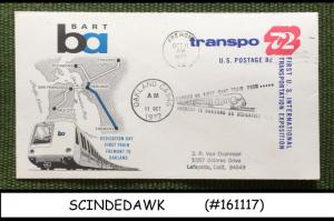 UNITED STATES - 1972 1st US INT'L TRANSPORTATION EXPOSITION COVER WITH C...