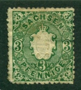 Saxony 1863 #15 MNG SCV (2024) = $1.60