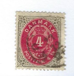 Denmark SC#18 Used F-VF SCV$8.00...Worth a view!!