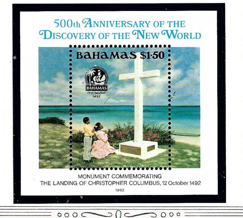 Bahamas 753 MNH 1992 Discovery of New World 500th Anniversary S/S