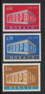 Monaco   #722-724  MNH   1969   Europe