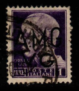 Italy,  Scott 1LN4 Used AMG VG  Venezia Giulia stamp