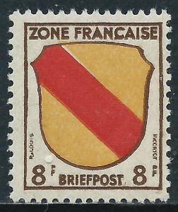 Germany - Allied Occupation - French Zone, Sc #4N4, MH