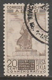 MEXICO C94, TULSA WORLD PHILATELIC CONVENTION. SINGLE, USED. VF. (1514)