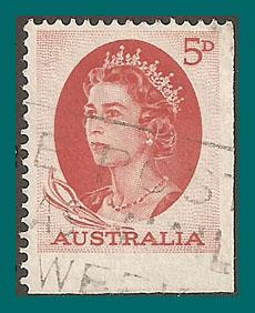 Australia 1965 Queen Elizabeth II, used  366,SG354c