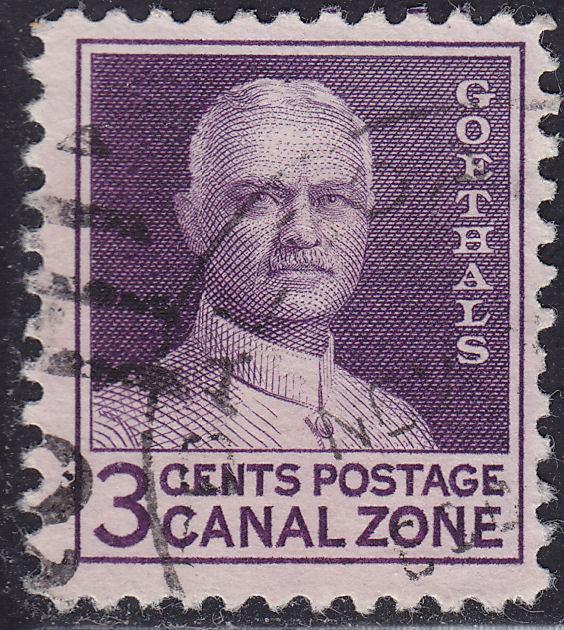 Canal Zone 117 USED 1934 Gen George Washington Goethals