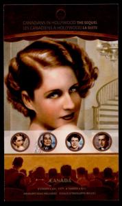 Canada 2280 Booklet BK383 MNH Canadians in Hollywood, Norma Shearer