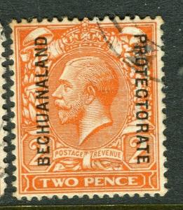 BECHUANALAND; 1913 early GV issue fine used 2d. value