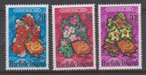 Norfolk Island 1978 Christmas Sc#237-239 MNH