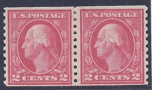 Scott #444 Mint Pair LH OG VF